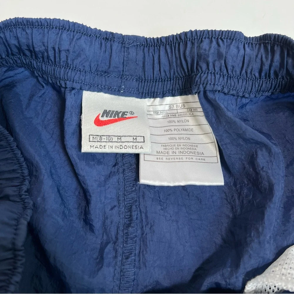Vintage Nike 90s Men’s Swim Trunks Shorts Size Medium Blue